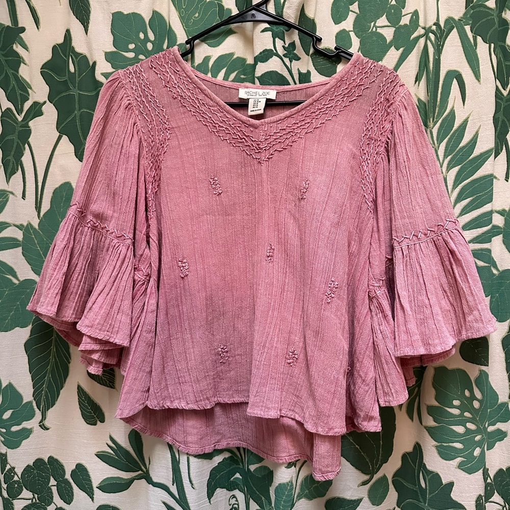 Rachel Zoe bell sleeve top